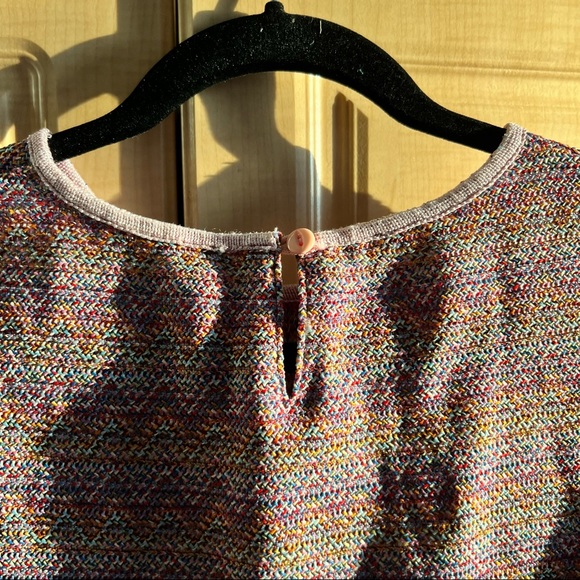 VINTAGE Missoni-esque Crochet Knit Short Sleeve Top - Picture 7 of 7